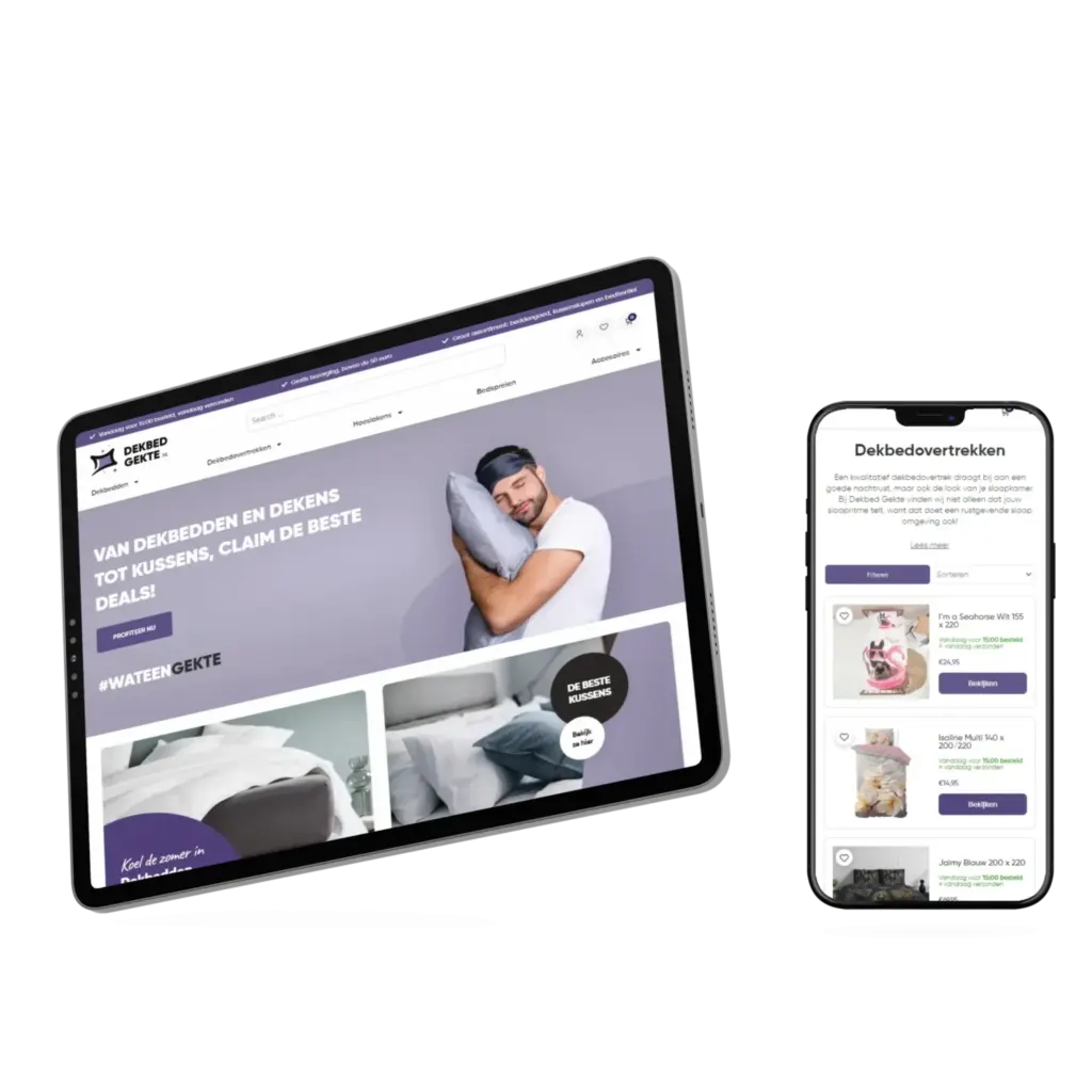 Dekbed Gekte voorbeeld 1